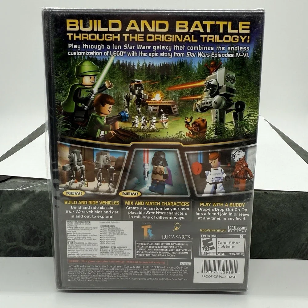 LEGO Star Wars II Original Trilogy PC CD-ROM Complete LucasArts 2006 Game Sealed